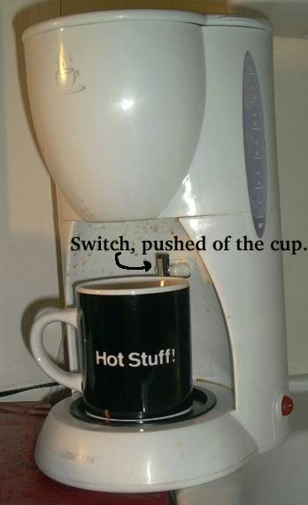 Kaffeemaschine mit Tasse